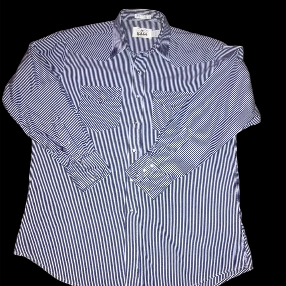 Texas Sage Rodeo Western Wrangler Button Down Shirt